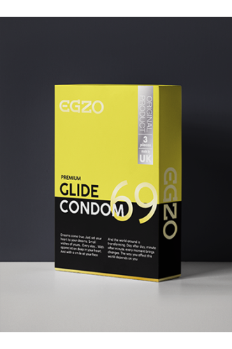 Prezerwatywy klasyczne dodatkowo nawilżone Glide 3 sztuki
