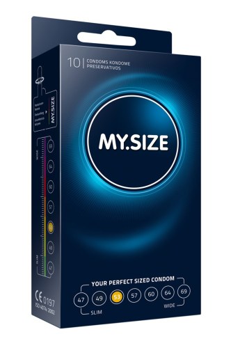 Prezerwatywy klasyczne na wymiar MYSIZE 53mm 10szt