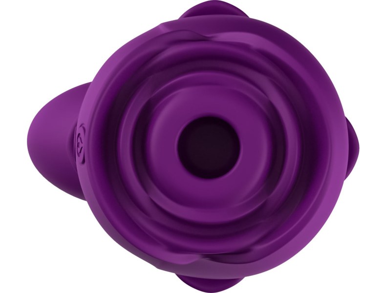 Stymulator masażer powietrzny róża z wibracjami fiolet - 8