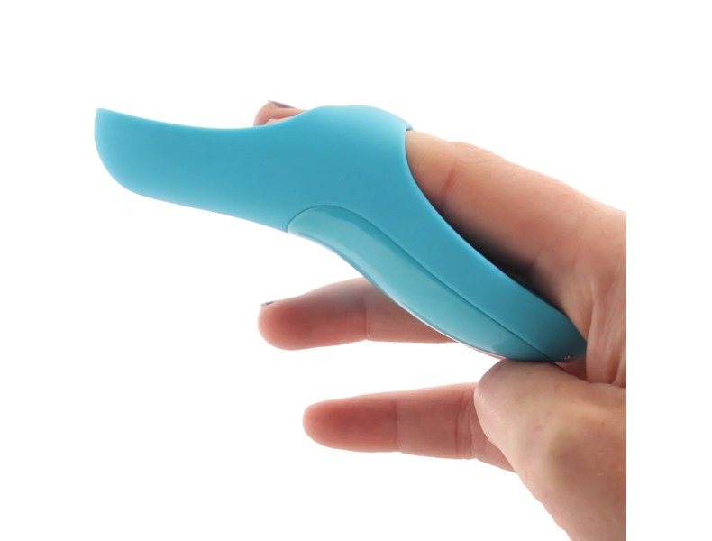 Wibrator masażer na palec Satisfyer Teaser Finger niebieski - 2