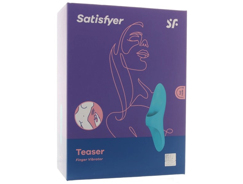 Wibrator masażer na palec Satisfyer Teaser Finger niebieski - 6