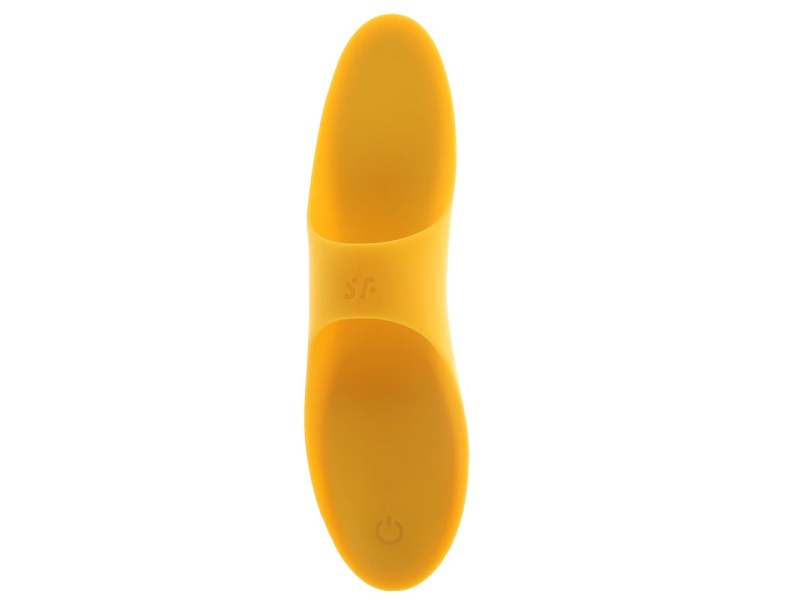 Wibrator masażer na palec Satisfyer Teaser Finger żółty - 5