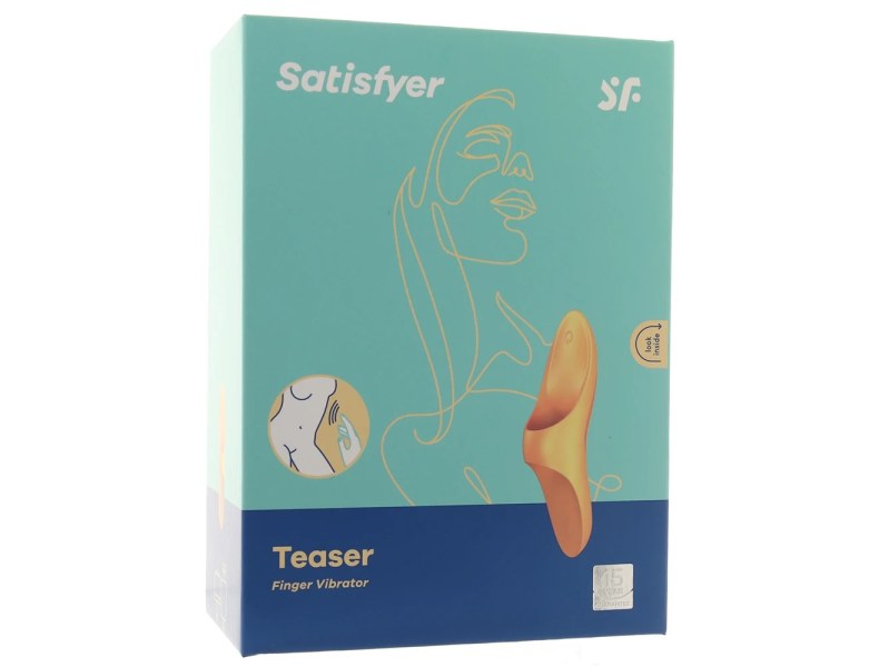 Wibrator masażer na palec Satisfyer Teaser Finger żółty - 6