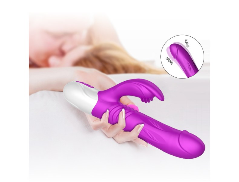 Pompowany sex wibrator posuwisty masażer erotyka - 6