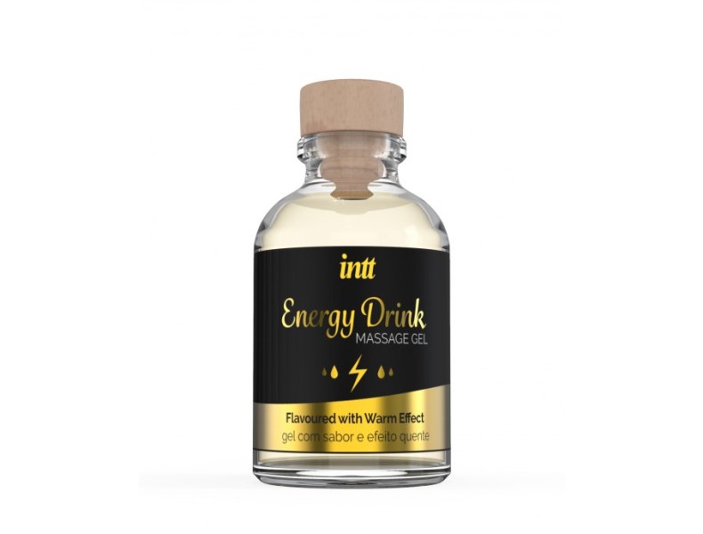 Rozgrzewający żel olejek do masażu erotycznego 30ml Energy Drink - 2