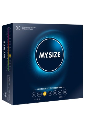 Prezerwatywy klasyczne na wymiar MYSIZE 53mm 36szt