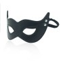Maska skórzana BDSM Maschera mistery black - 2
