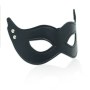Maska skórzana BDSM Maschera mistery black - 3