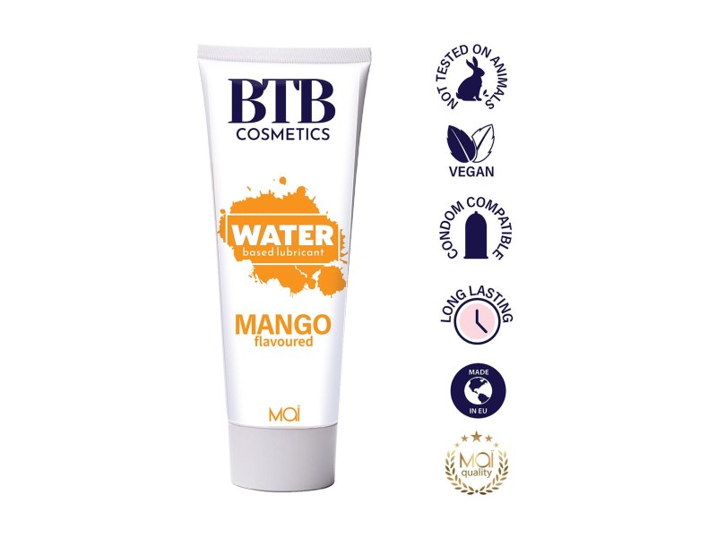 BTB Smakowy lubrykant na bazie wody sweet mango 100 ml - 2