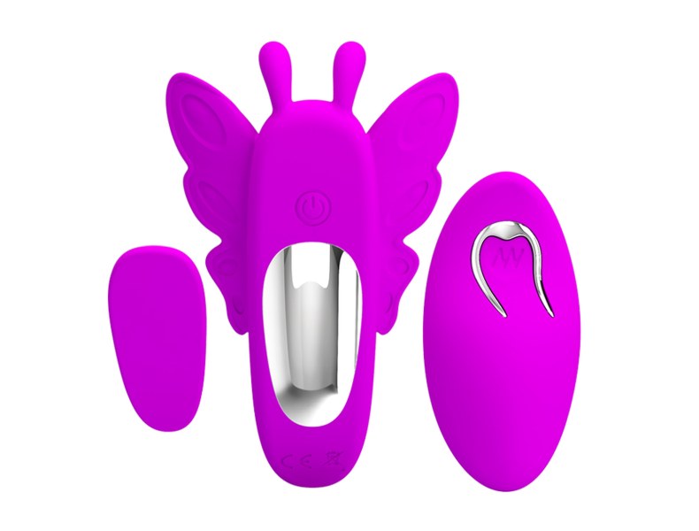 Wibrator motylkowy różowy idealny dodatek do sexu - 5