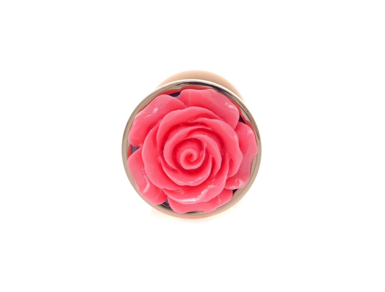 Plug analny Jewellery Red Gold PLUG ROSE- Pink - 2