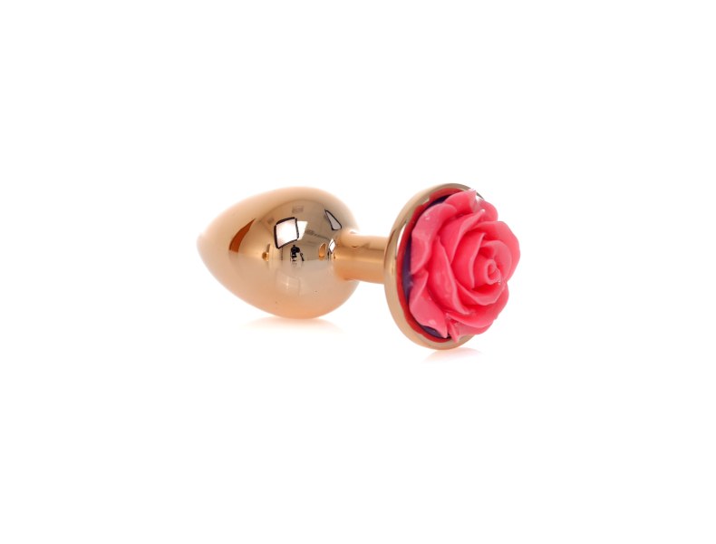 Plug analny Jewellery Red Gold PLUG ROSE- Pink - 3