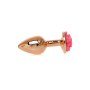Plug analny Jewellery Red Gold PLUG ROSE- Pink - 4