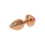 Plug analny Jewellery Red Gold PLUG ROSE- Pink - 5