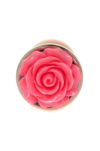 Plug analny Jewellery Red Gold PLUG ROSE- Pink - image 2