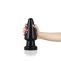 Duży stożkowy korek analny sex zabawka czarny - 2