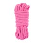 Różowy sznur do wiązania rąk i nóg BDSM 10 m - 2
