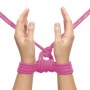 Różowy sznur do wiązania rąk i nóg BDSM 10 m - 6