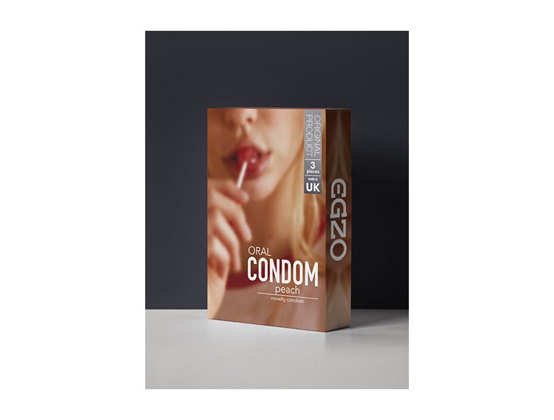 Smakowe zapachowe prezerwatywy egzo 3szt brzoskwin