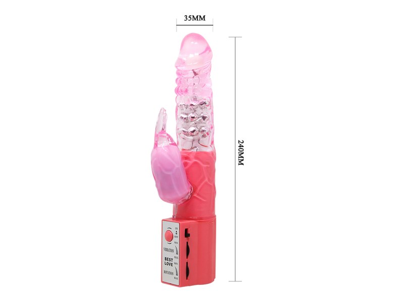 Wibrator różowy królik - Cute Baby Vibrator Pink - 5
