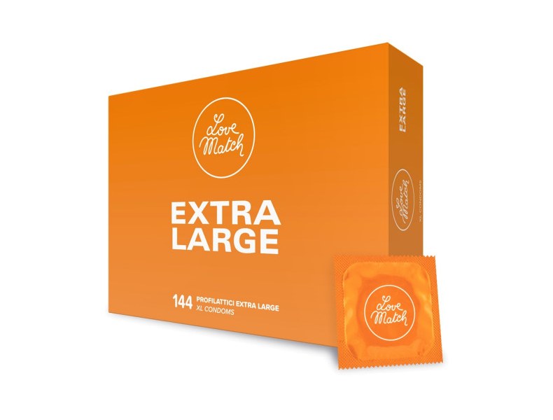 Prezerwatywy-Love Match Extra Large - 144 pack