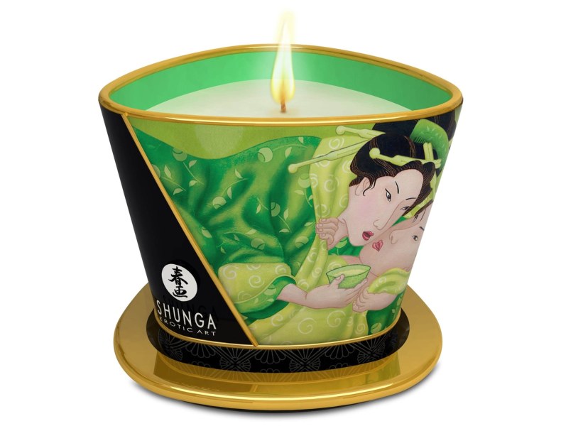 Luksusowa świeca do masażu 170ml zielona herbata