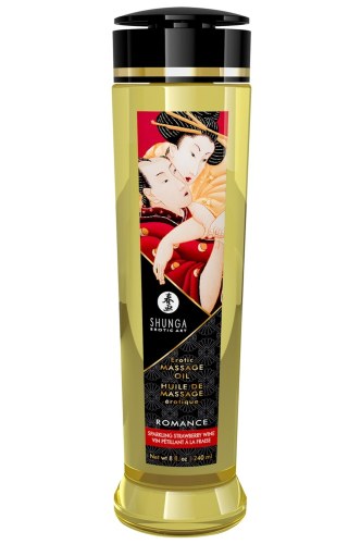 Luksusowy erotyczny olejek do masażu 240ml truskawka i szampan - image 2