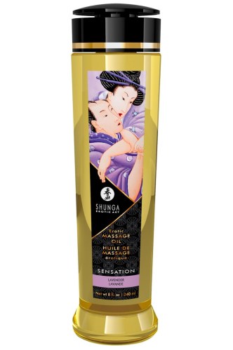 Luksusowy erotyczny olejek do masażu 240ml lawenda - image 2