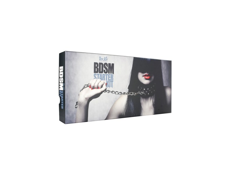 Bogaty zestaw BDSM kajdanki maska sznur knebel