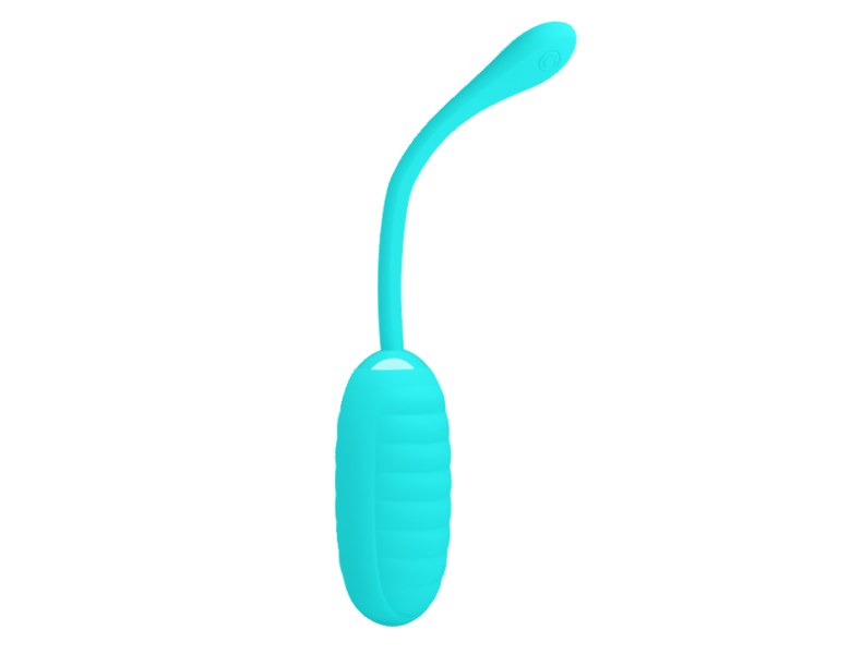 Jajeczko wibrujące waginalne kegla 12trybów USB niebieskie - 2