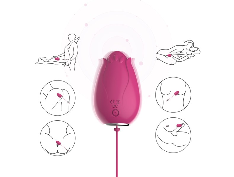 Jajeczko wibrujące waginalne sex masażer 9 trybów - 5