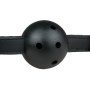 Knebel-Ball Gag With PVC Ball - Black - 7