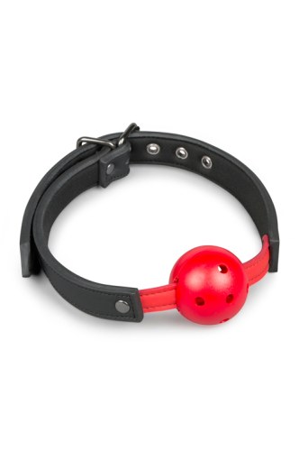 Knebel-Ball Gag With PVC Ball - Red - image 2