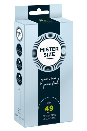 Mister Size 49mm pack of 10