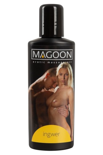 Zmysłowy Olejek do masażu erotycznego o zapachu imbiru Magoon - 100ml